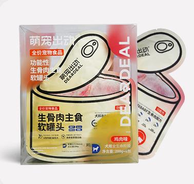 萌宠出动犬鸡肉主食罐