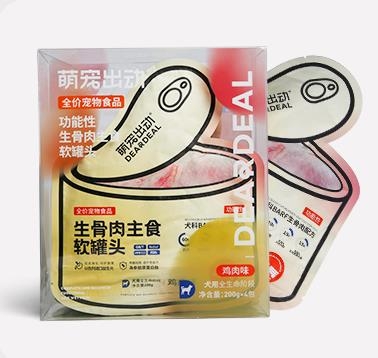 萌宠出动犬鸡肉主食罐